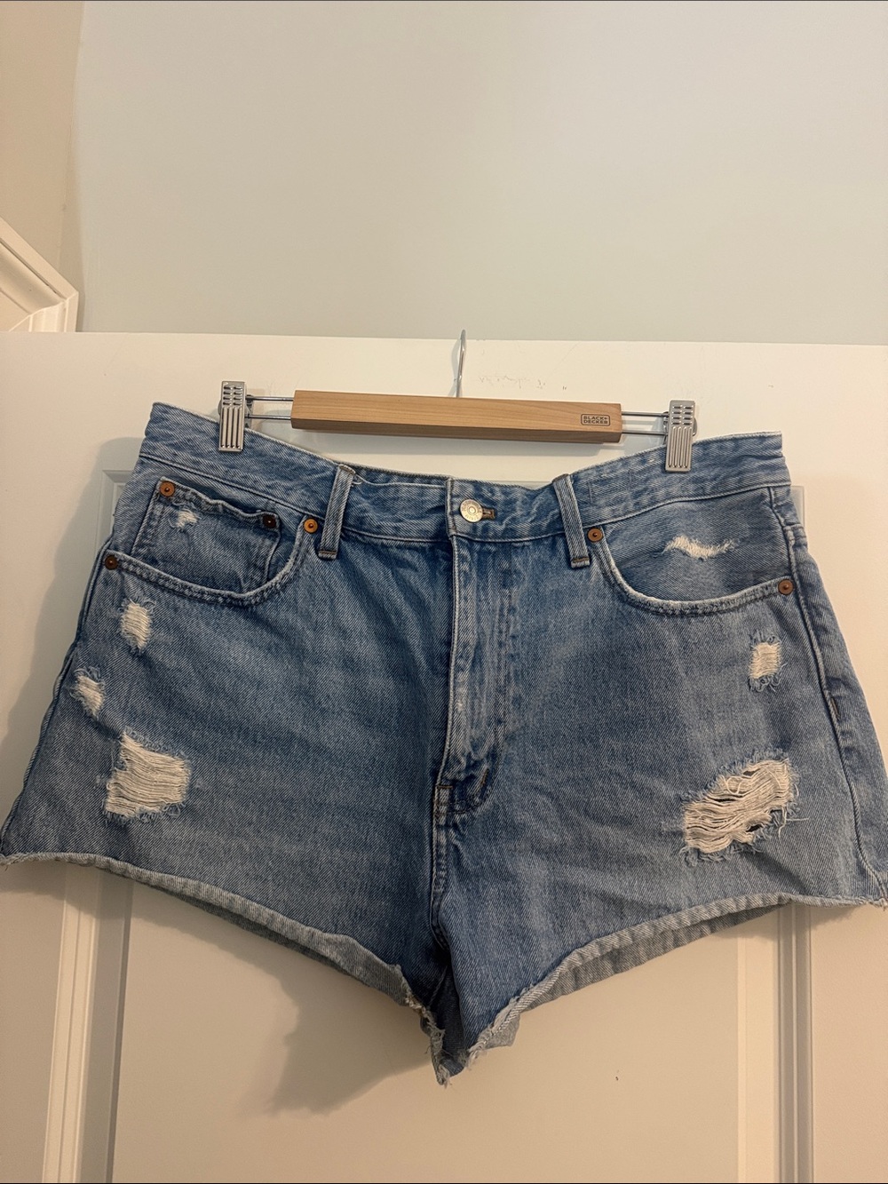MADEWELL relaxed denim shorts